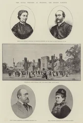 Die königliche Hochzeit in Windsor, die Eltern der Braut